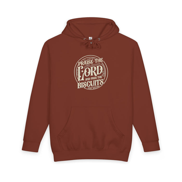 "Praise the Lord and Pass the Biscuits" Heavyweight Hoodie