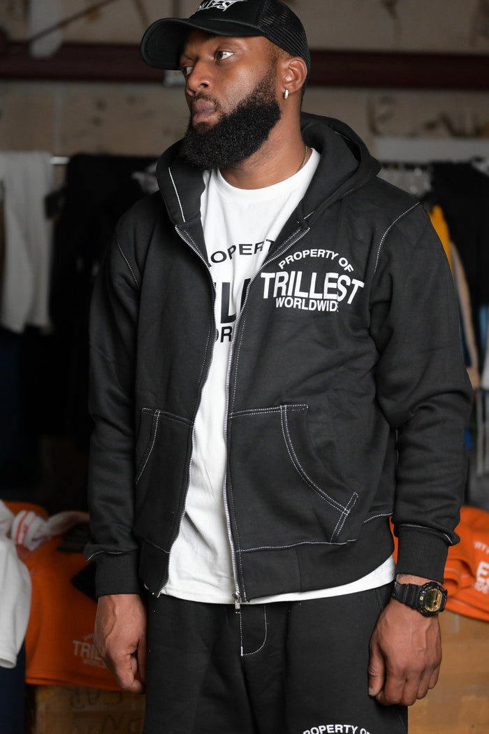 Property of Trillest Jacket - Black\White