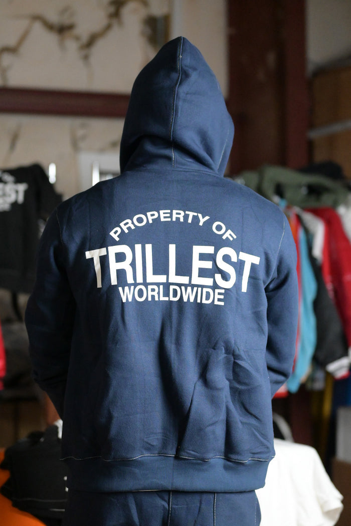 Property of Trillest Jacket - Navy\White