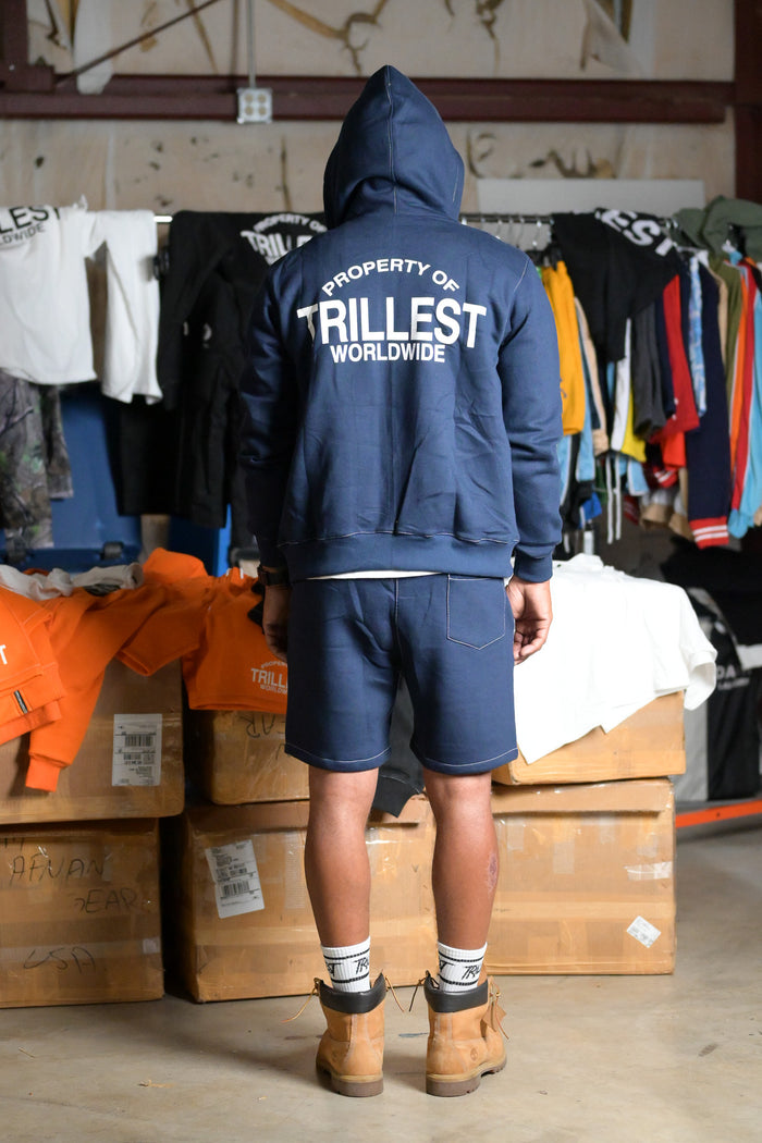 Property of Trillest Jacket - Navy\White