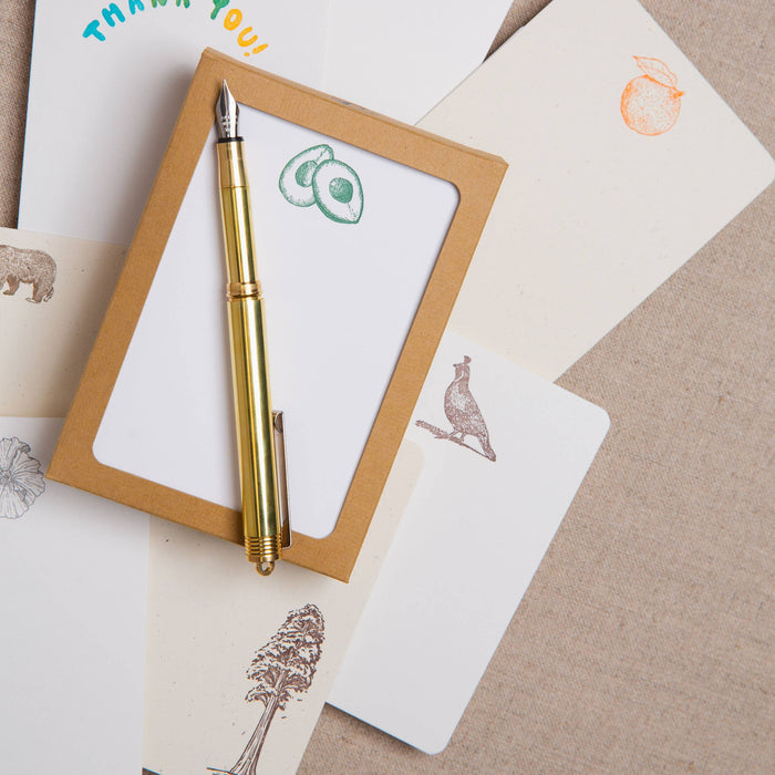 folio press & paperie Stationary Quail - Tails Boxed Notecards