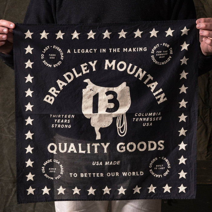 Bradley Mountain Bradley Mountain - Quality Goods Bandana - Black
