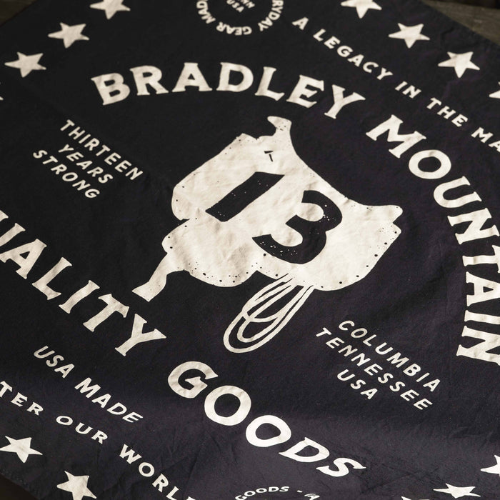 Bradley Mountain Bradley Mountain - Quality Goods Bandana - Black