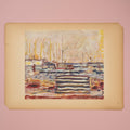 Rare 40s Bonnard Seascape French Art Print