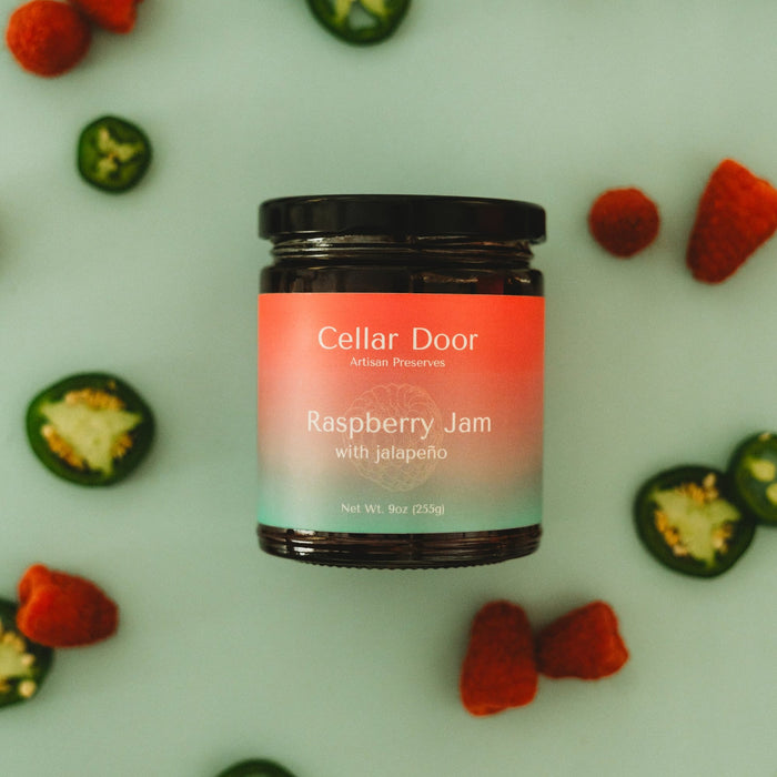 Cellar Door Preserves SHOP Raspberry Jam with Jalapeno