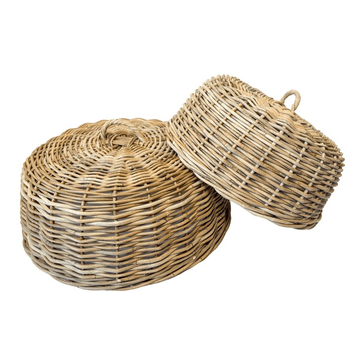 Basketly Basketly - Rattan Cloche Dome Food Cover