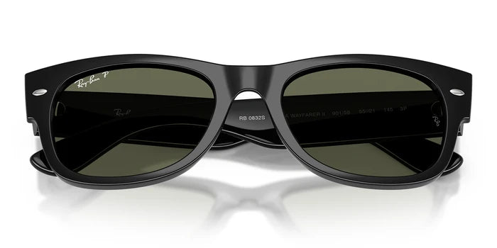 RayBan RB0832-Black / G-15 Green Polarized