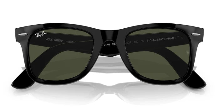 RayBan RB2140-Black With Green Lenses