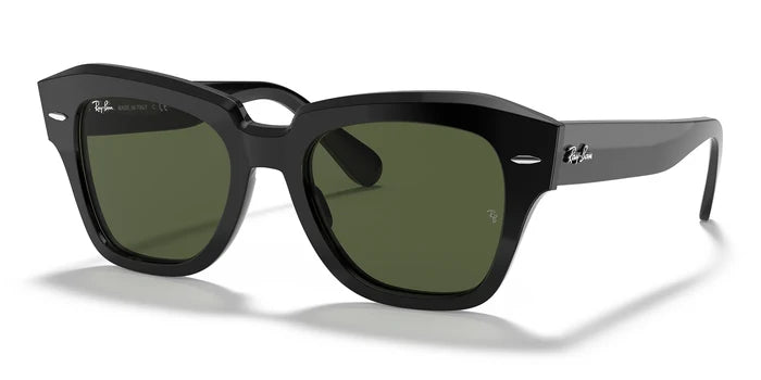 RayBan RB2186-Black / G-15 green