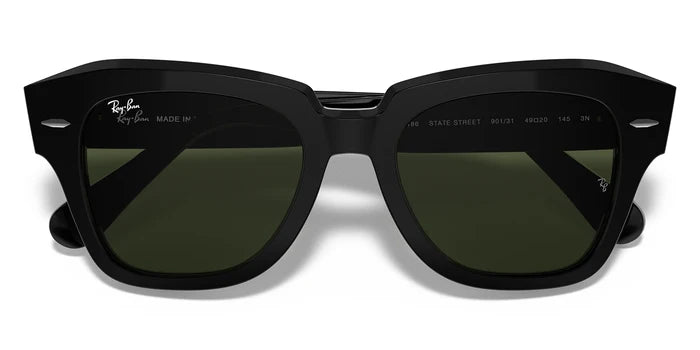 RayBan RB2186-Black / G-15 green