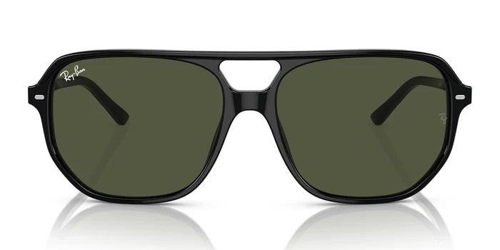 RayBan RB2205-Black With Green Lenses