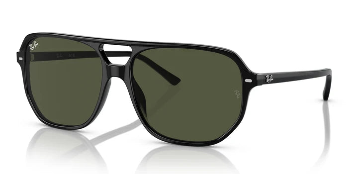 RayBan RB2205-Black With Green Lenses
