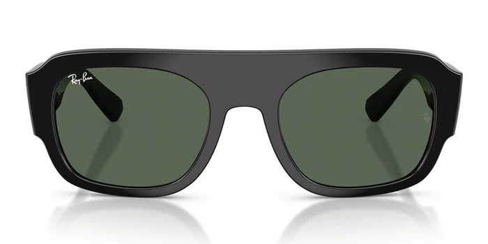 RayBan RB2218-Black With Green Lenses