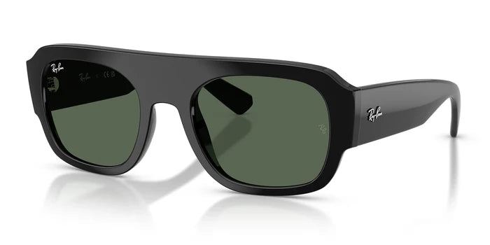 RayBan RB2218-Black With Green Lenses