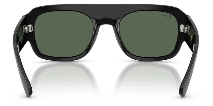 RayBan RB2218-Black With Green Lenses