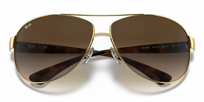 RayBan RB3386-Gold / Brown gradient