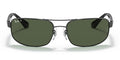 RayBan RB3445-Black / G-15 Green Polarized