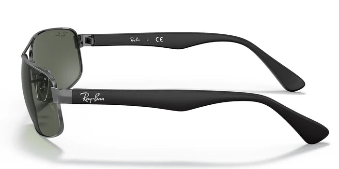 RayBan RB3445-Gunmetal / g-15 Green