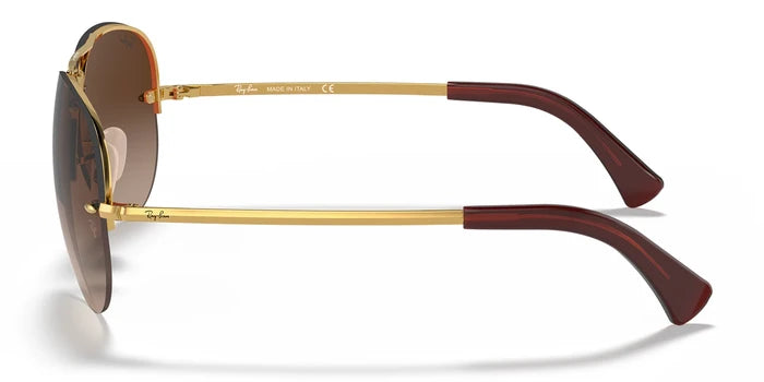 RayBan RB3449-Arista Gold /  Light brown