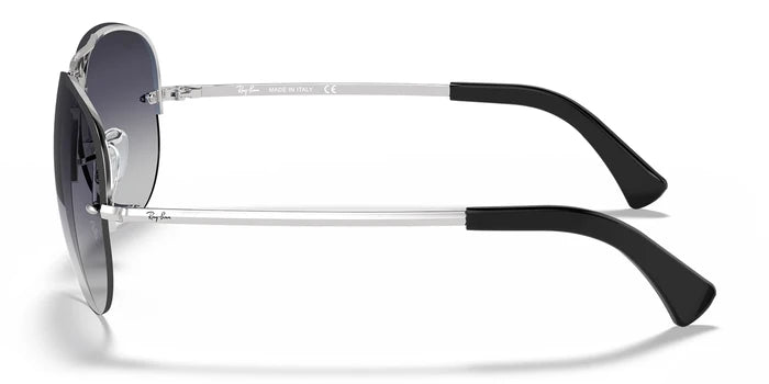 RayBan RB3449-Silver / Grey gradient