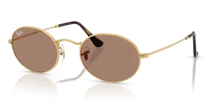 RayBan RB3547-Gold With Brown Lenses