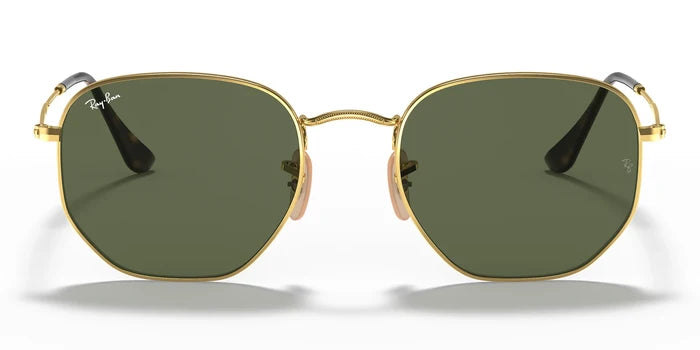 RayBan RB3548-Gold With Green Lenses