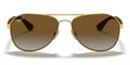 RayBan RB3549-Arista Gold / Brown Polarized