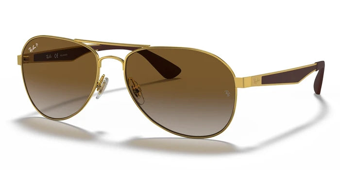 RayBan RB3549-Arista Gold / Brown Polarized