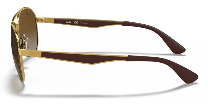 RayBan RB3549-Arista Gold / Brown Polarized