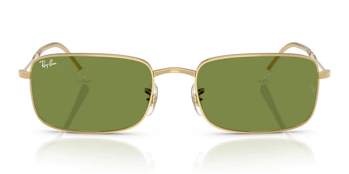RayBan RB3746-Gold With Green Lenses
