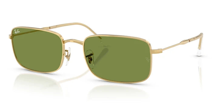 RayBan RB3746-Gold With Green Lenses