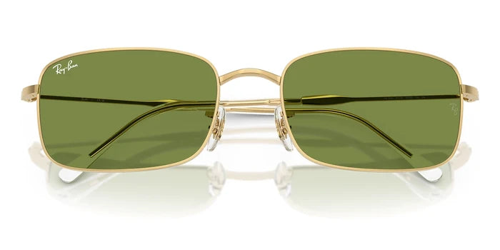 RayBan RB3746-Gold With Green Lenses