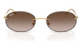 RayBan RB3767- Gold With Brown Lenses