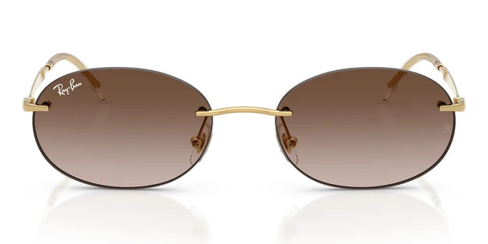 RayBan RB3767- Gold With Brown Lenses