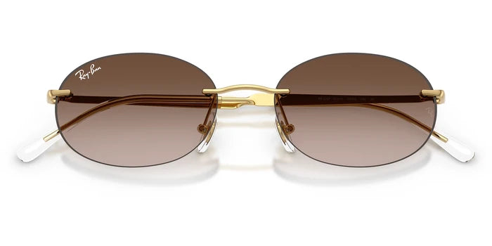 RayBan RB3767- Gold With Brown Lenses