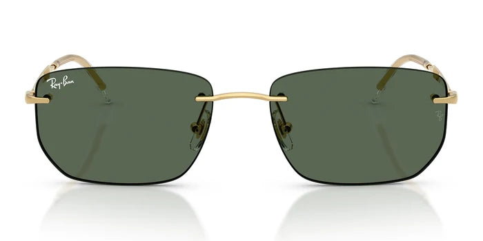 RayBan RB3768-Gold With Green Lenses