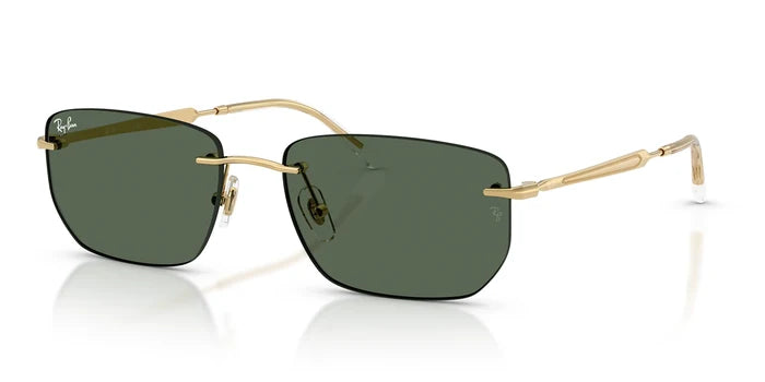 RayBan RB3768-Gold With Green Lenses