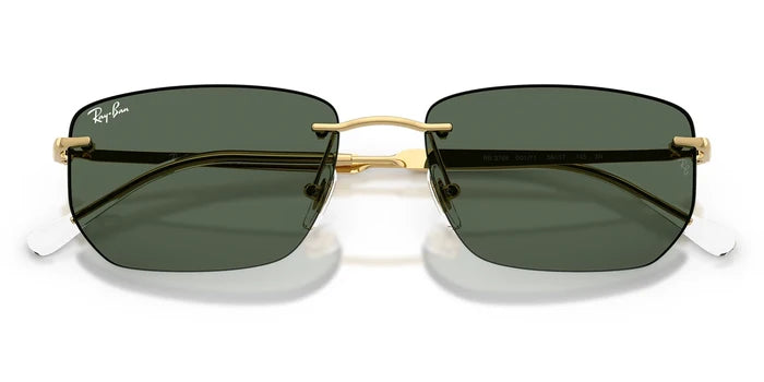 RayBan RB3768-Gold With Green Lenses