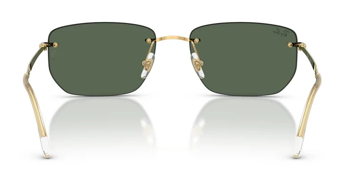 RayBan RB3768-Gold With Green Lenses