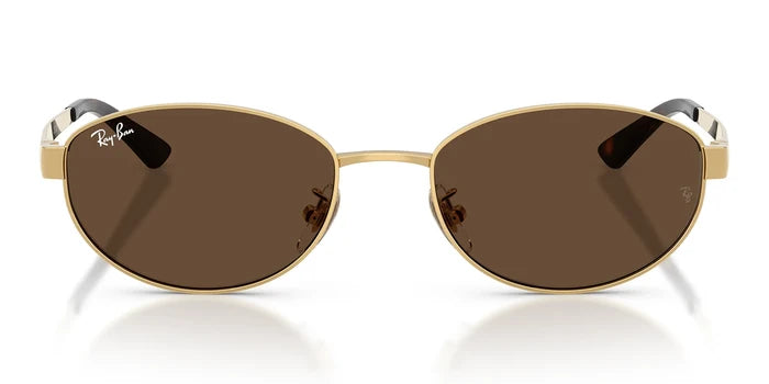 RayBan RB3774-Gold With Blue Lenses