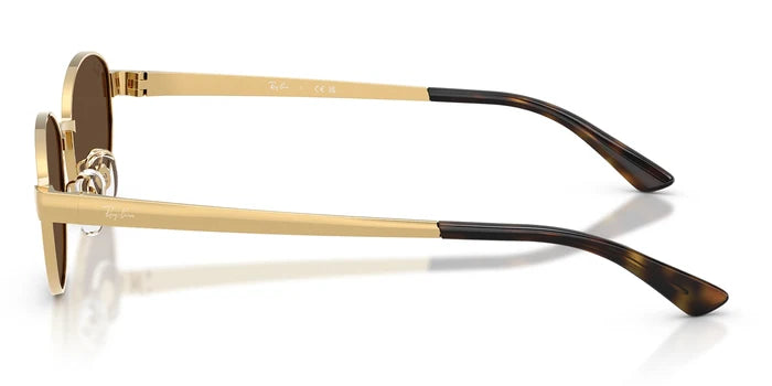 RayBan RB3774-Gold With Blue Lenses
