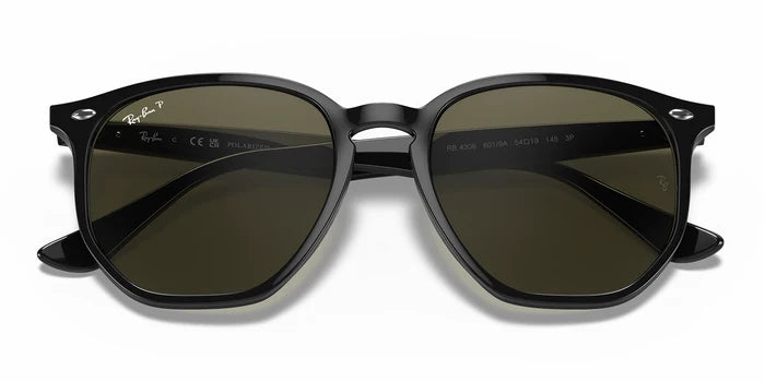 RayBan RB4306-Black / G-15 Green Polarized