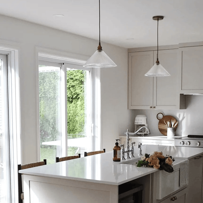 Mullan Lighting Lighting Rebell Prismatic Glass Pendant Light