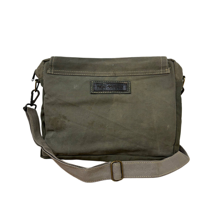 Vintage Addiction Bag Recycled Military Tent Crossbody