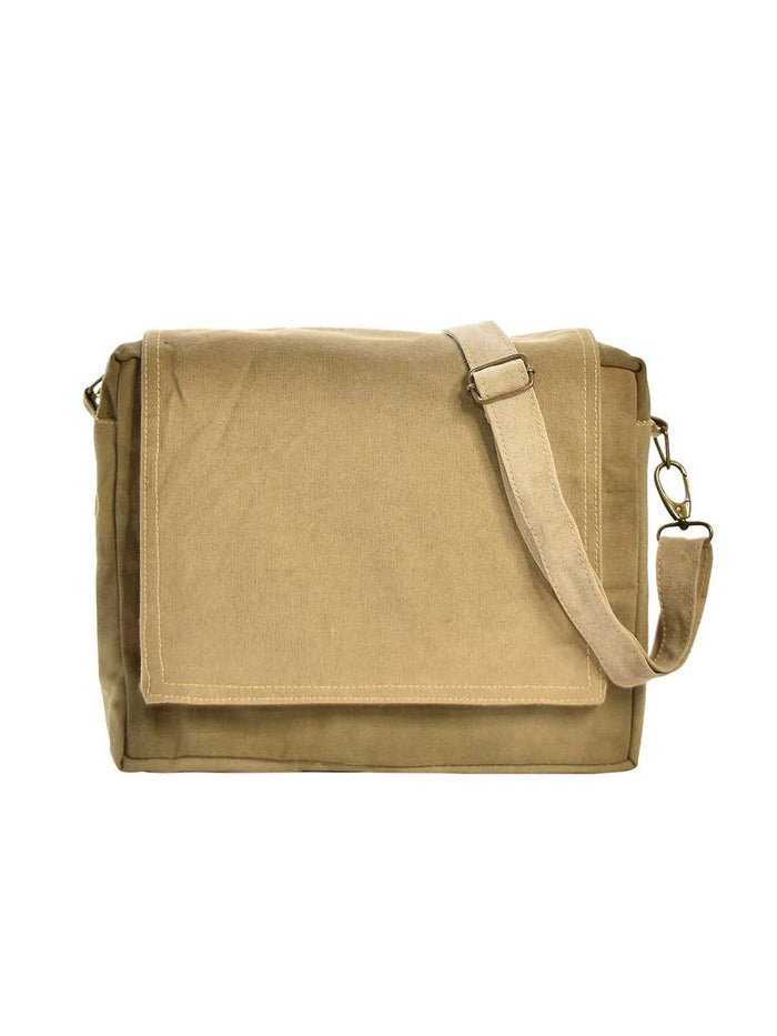 Vintage Addiction Bag Recycled Military Tent Crossbody