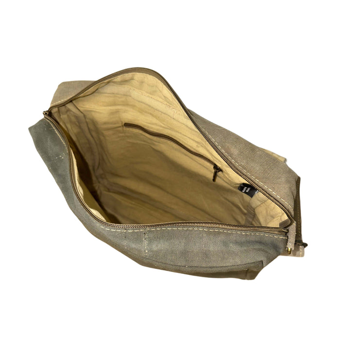 Vintage Addiction Bag Recycled Military Tent Crossbody
