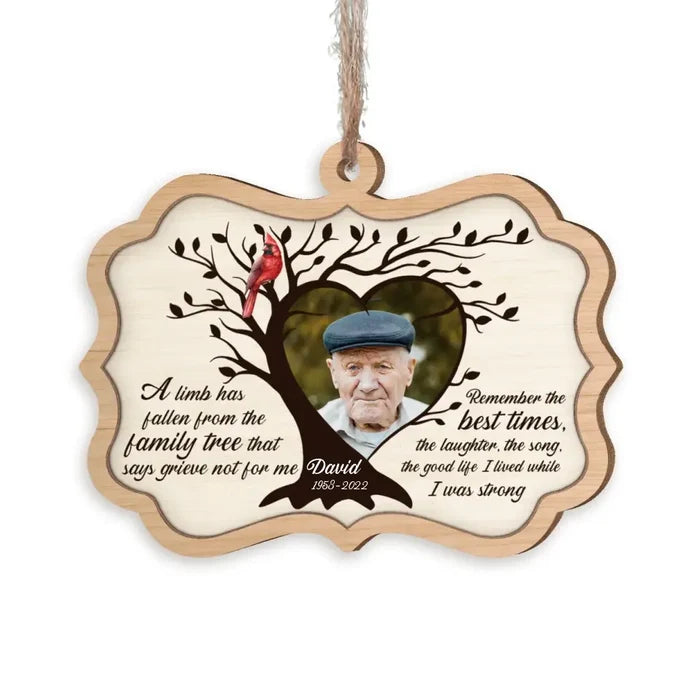 Remember The Best Times - Personalized Wooden Ornament - ORN236