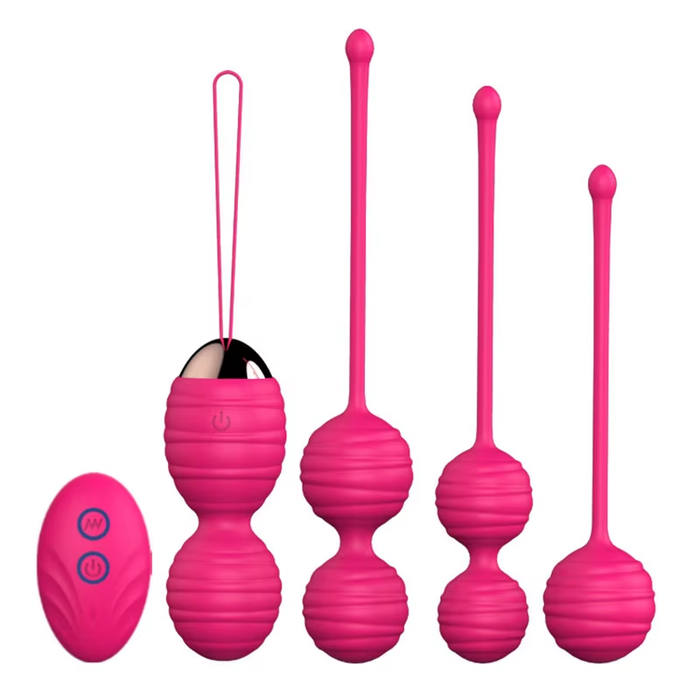 Remote Silicone Tighten Vaginal Massage Pelvic Floor Exercise Kegel Balls Vibrator Sex Toys for Women