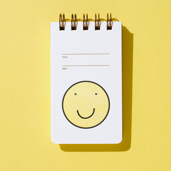 Reporter Notebook - Smiley Face