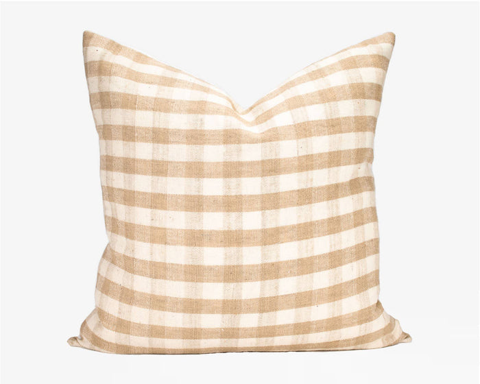 Heddle & Lamm 20" Heddle & Lamm - Reva Check - Mist Pillow Cover